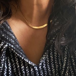 Cadena Herringbone Dorada — Spring Essential / Esencial de Primavera